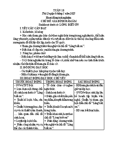 Kế hoạch bài dạy Lớp 5 - Thứ 2+3+4, Tuần 18 Năm học 2024-2025 (Nguyễn Thị Trinh)