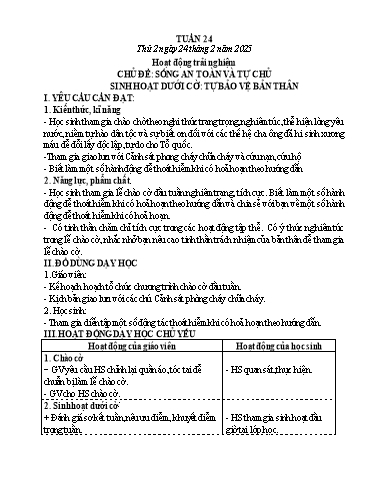 Kế hoạch bài dạy Lớp 5 - Thứ 2+3+4, Tuần 24 Năm học 2024-2025 (Phan Thị Ánh Tuyết)