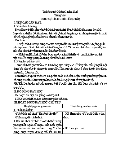 Kế hoạch bài dạy Lớp 5 - Thứ 5+6, Tuần 17 Năm học 2024-2025 (Phan Thị Huyền)