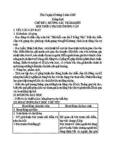 Kế hoạch bài dạy Lớp 5 - Thứ 5+6, Tuần 23 Năm học 2024-2025 (Phan Thị Huyền)