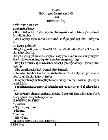 Kế hoạch bài dạy Lớp 5 - Thứ 5+6, Tuần 3 Năm học 2024-2025 (Phan Thị Ánh Tuyết)